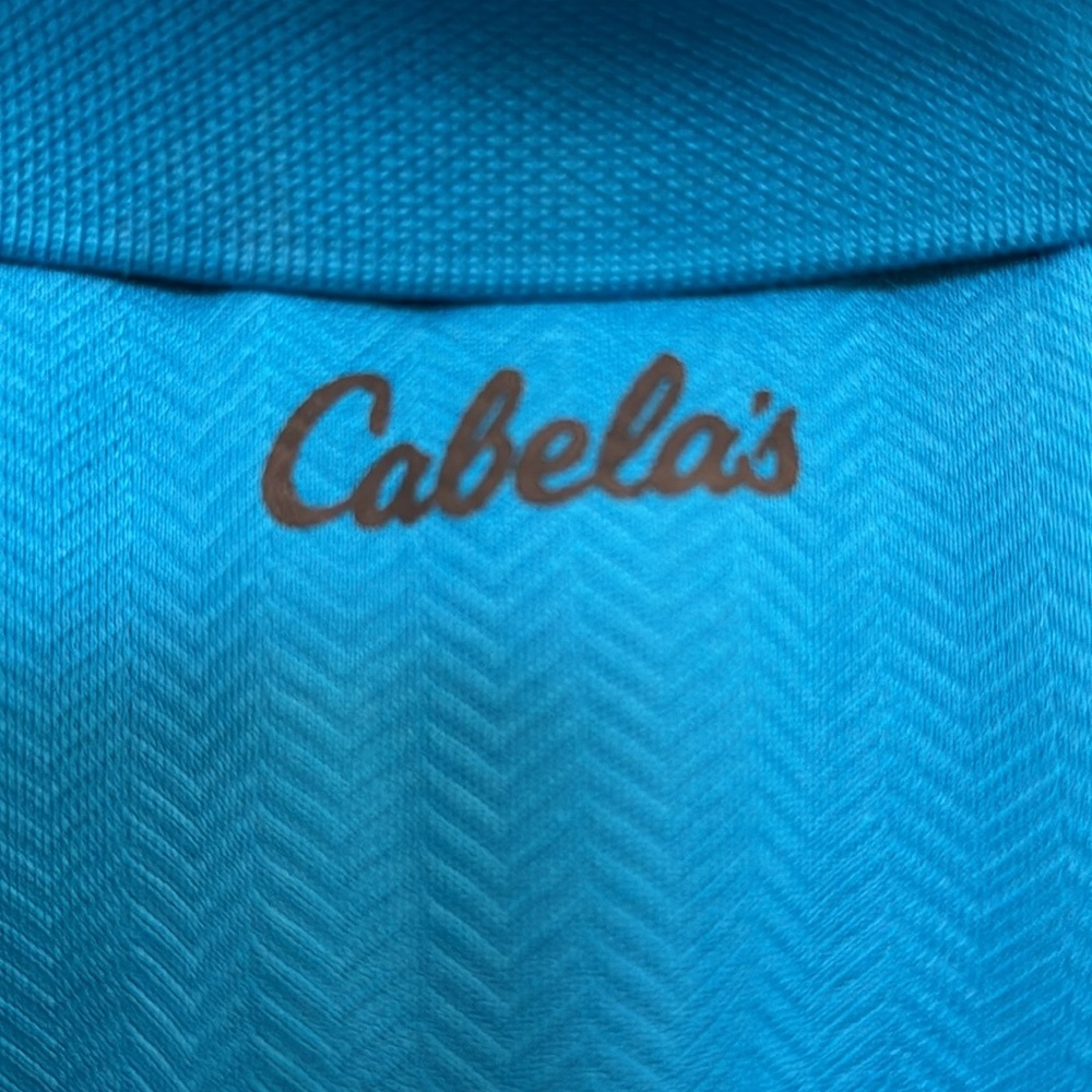 Men’s 2XL Cabela’s Polo Turquoise